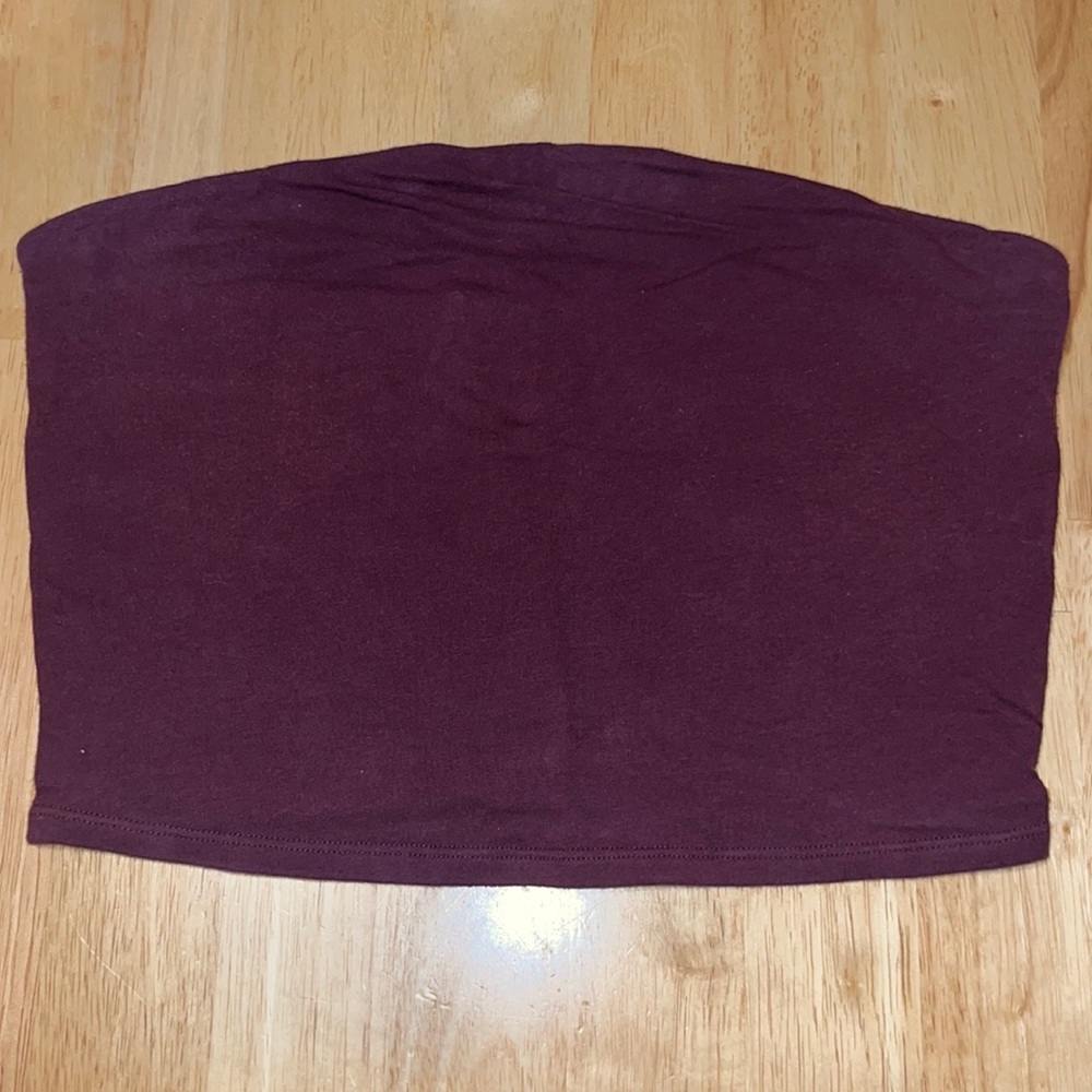 Medium purple crop top